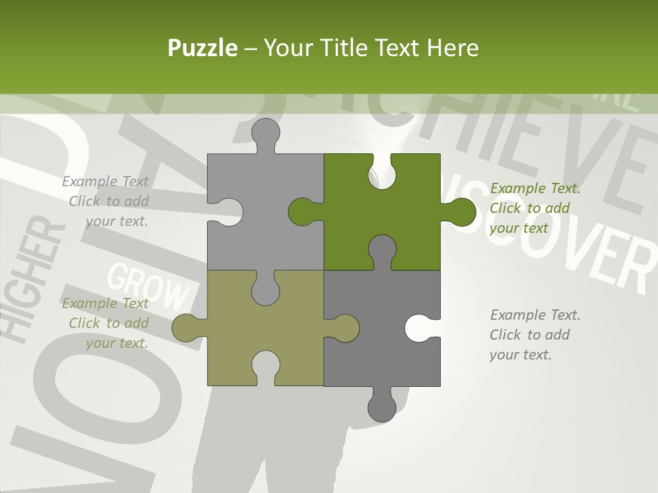 Touching Background Assist PowerPoint Template