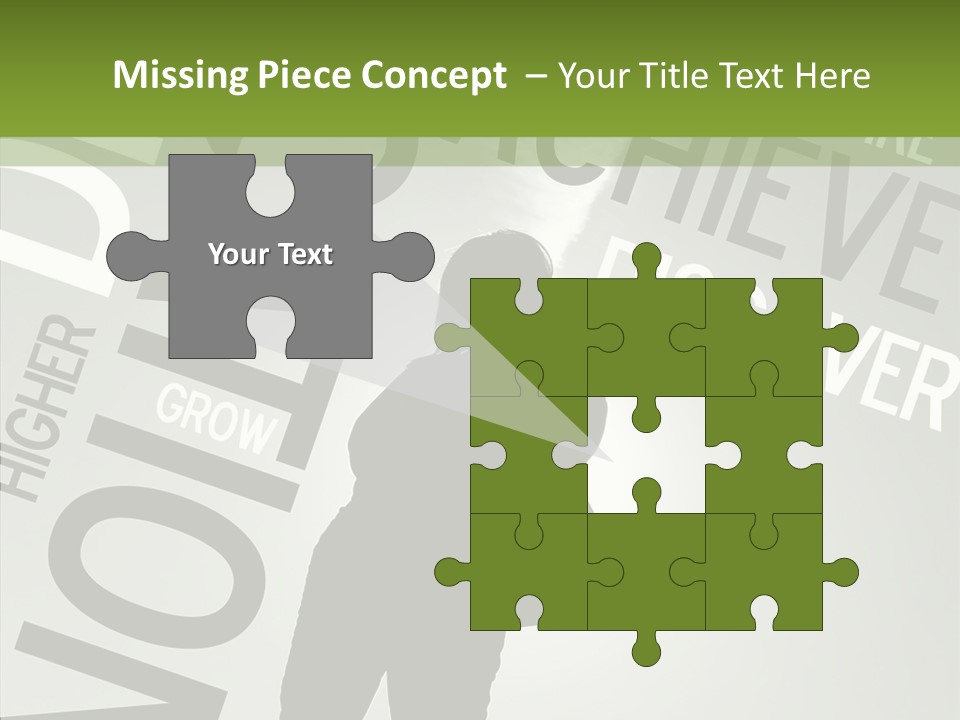 Touching Background Assist PowerPoint Template