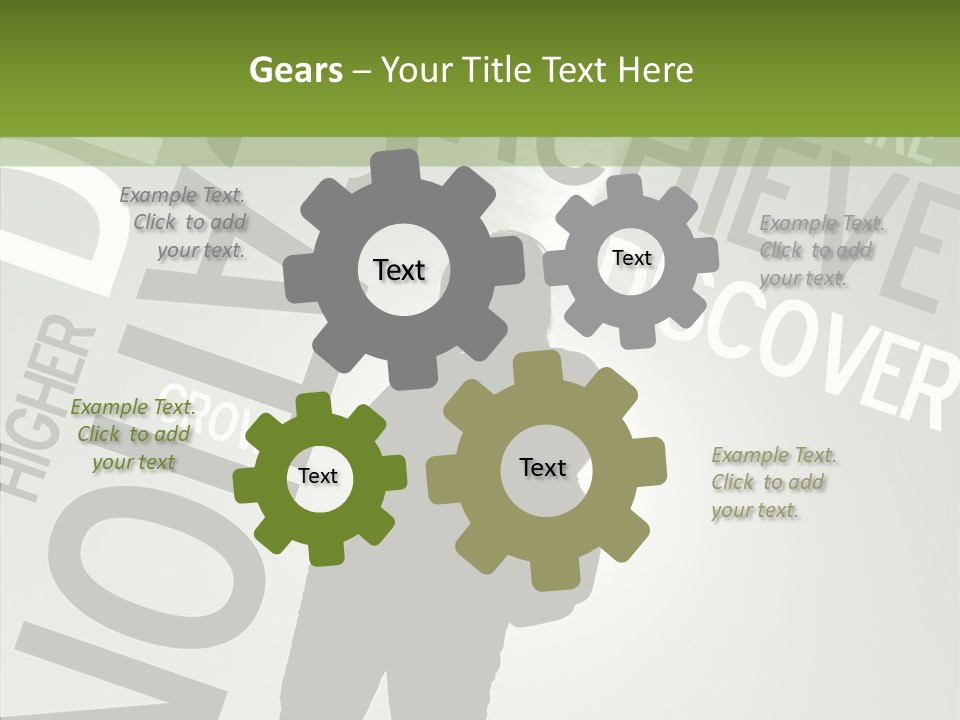 Touching Background Assist PowerPoint Template