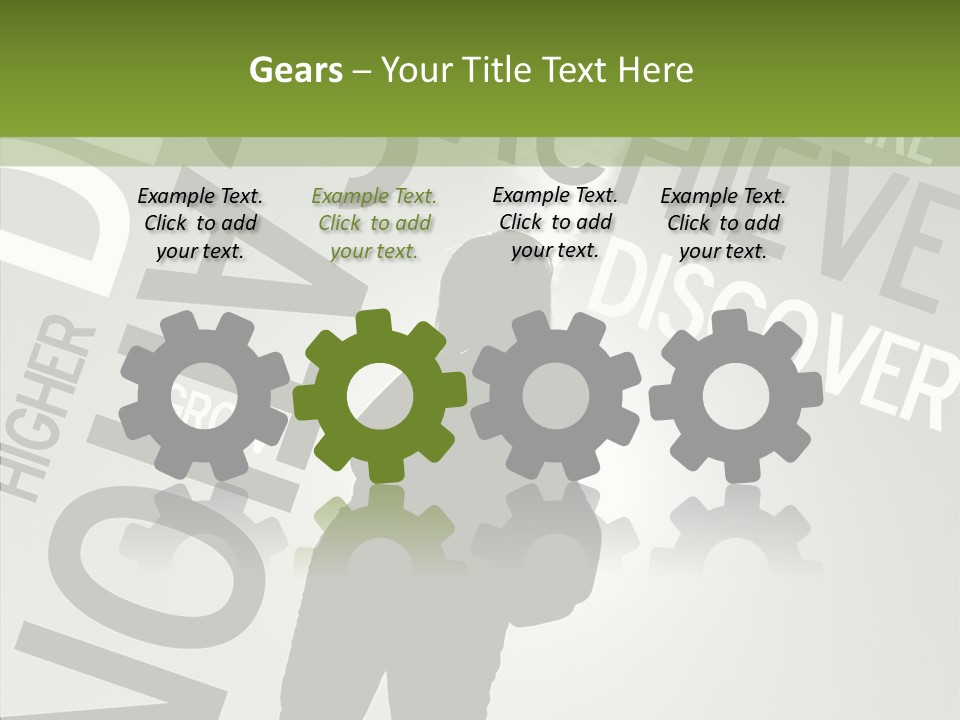 Touching Background Assist PowerPoint Template