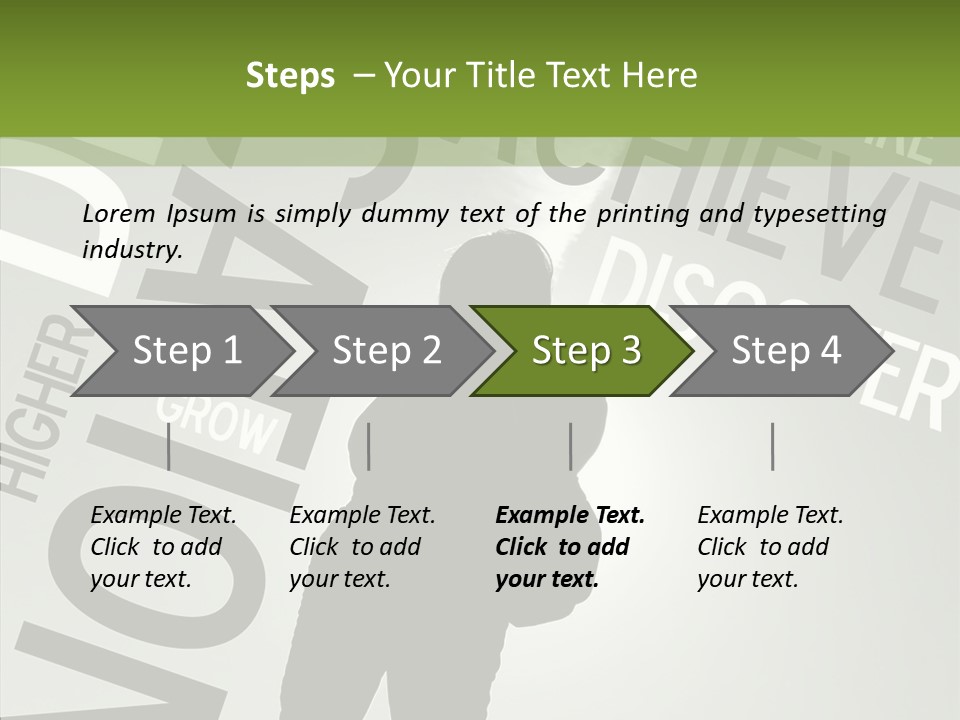 Touching Background Assist PowerPoint Template