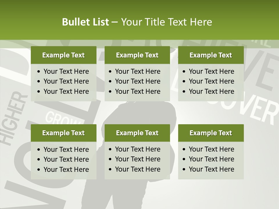 Touching Background Assist PowerPoint Template