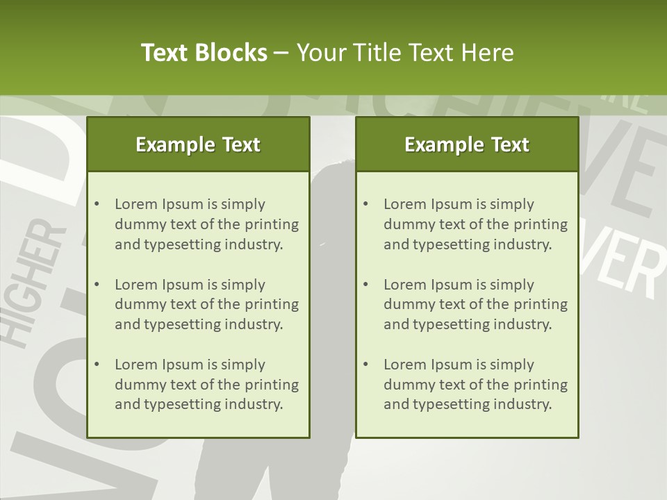Touching Background Assist PowerPoint Template