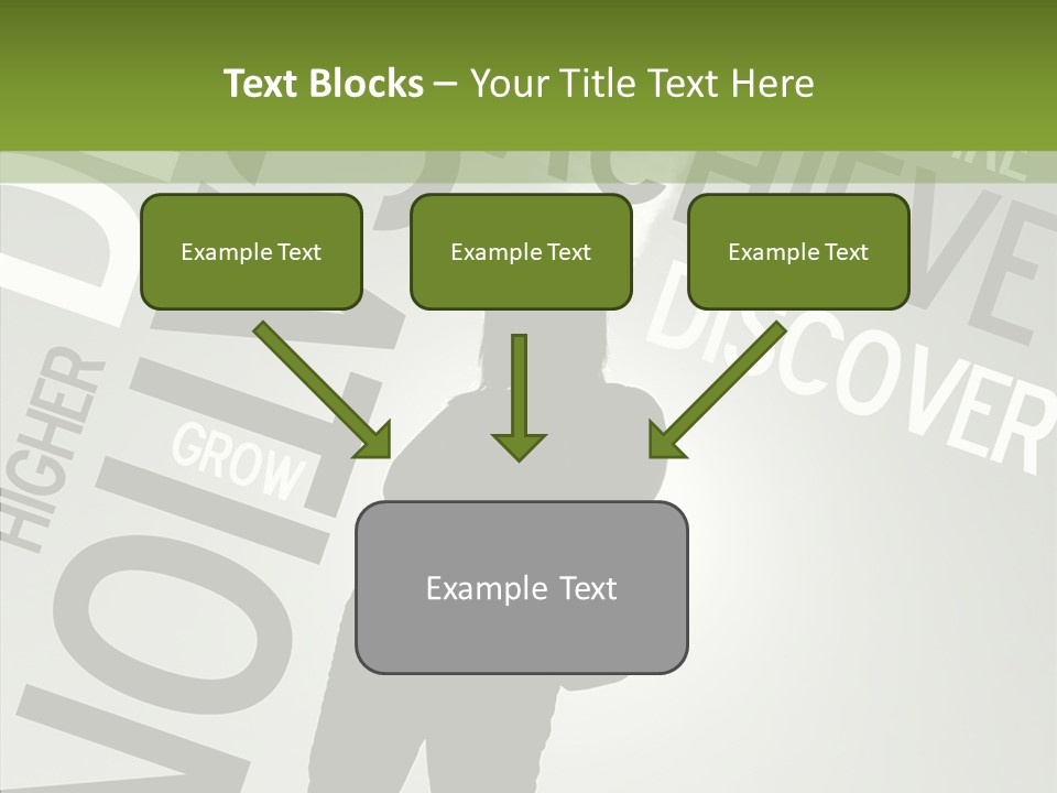 Touching Background Assist PowerPoint Template