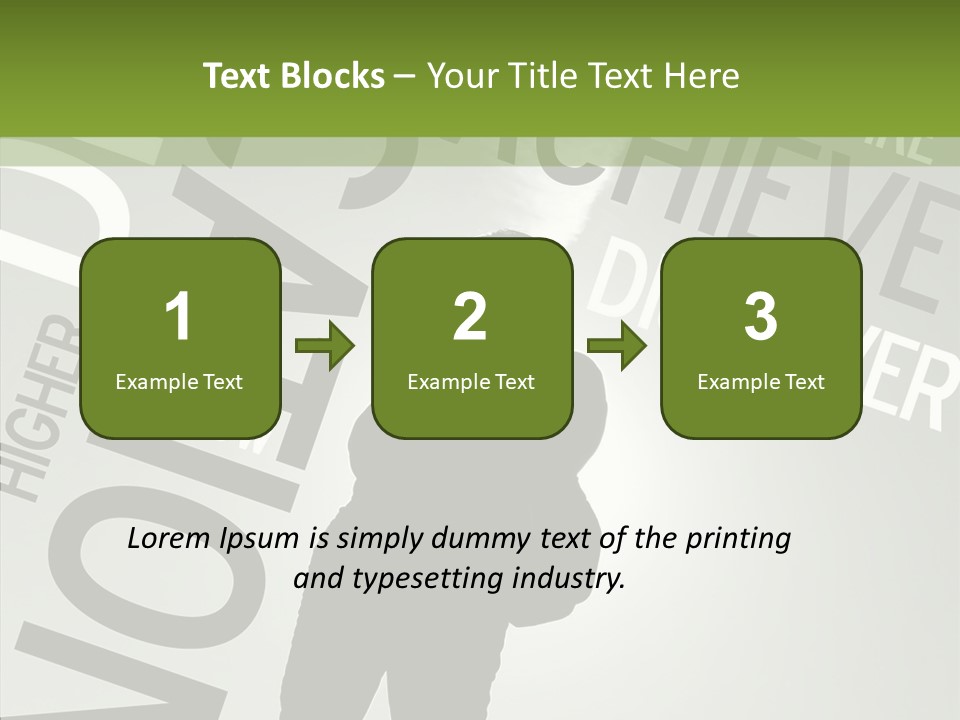 Touching Background Assist PowerPoint Template