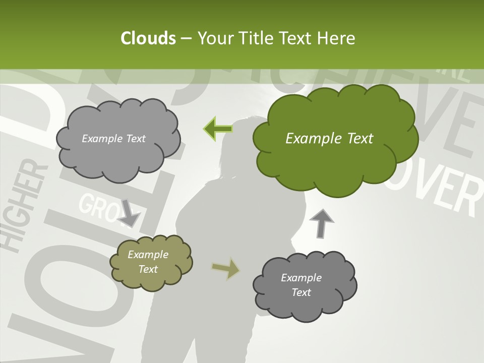 Touching Background Assist PowerPoint Template