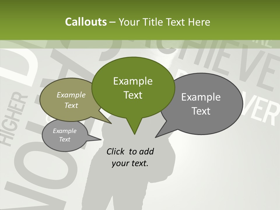Touching Background Assist PowerPoint Template
