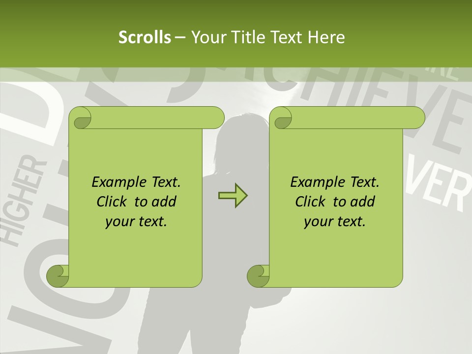 Touching Background Assist PowerPoint Template