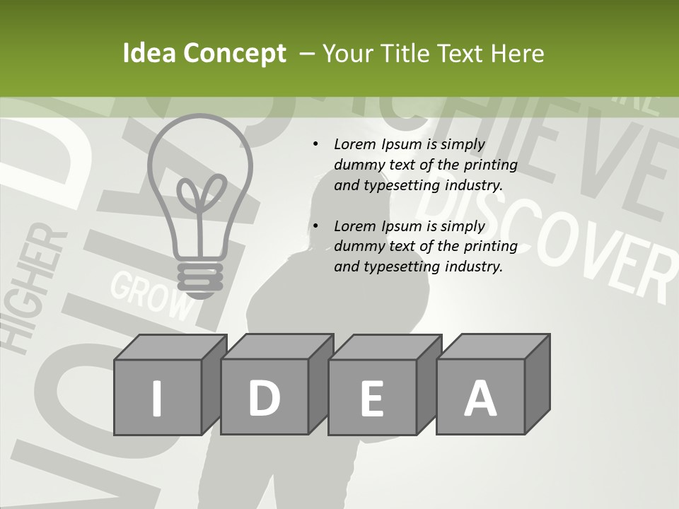 Touching Background Assist PowerPoint Template