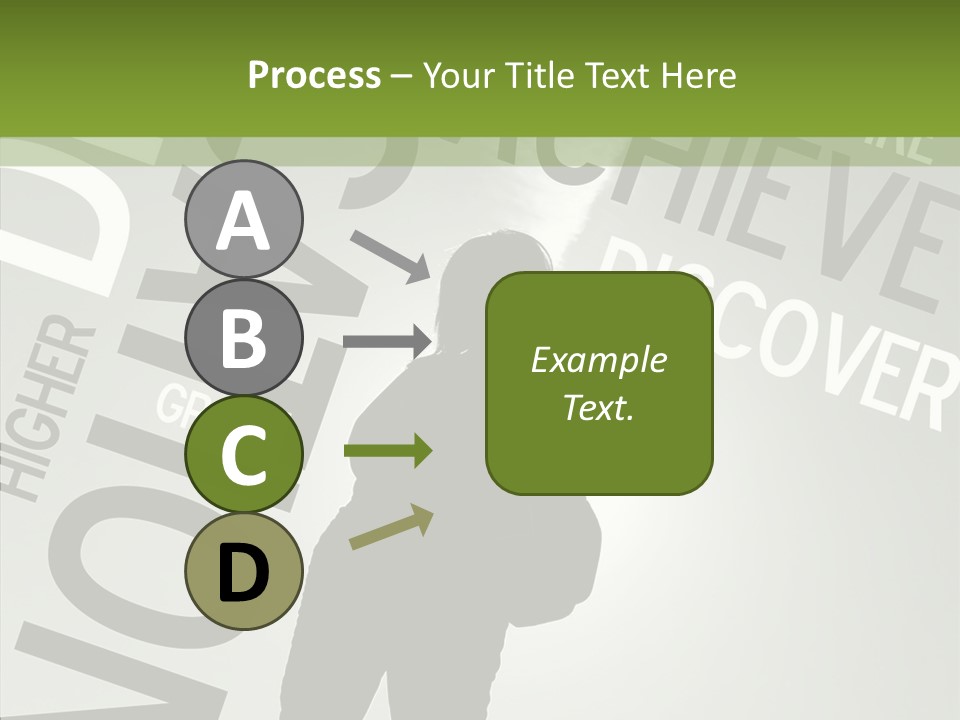Touching Background Assist PowerPoint Template