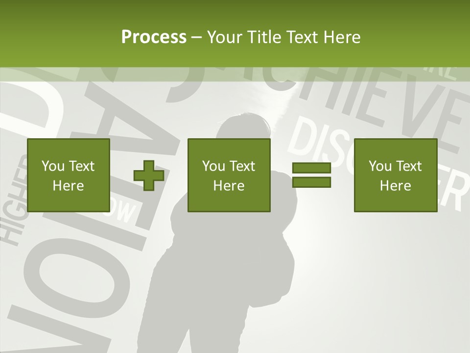 Touching Background Assist PowerPoint Template