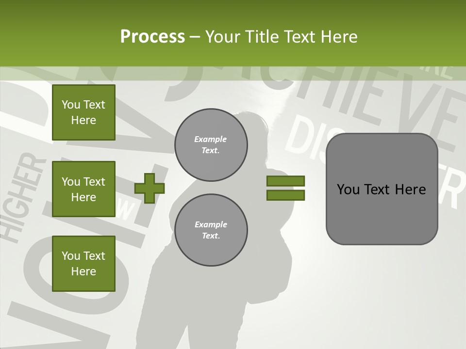Touching Background Assist PowerPoint Template