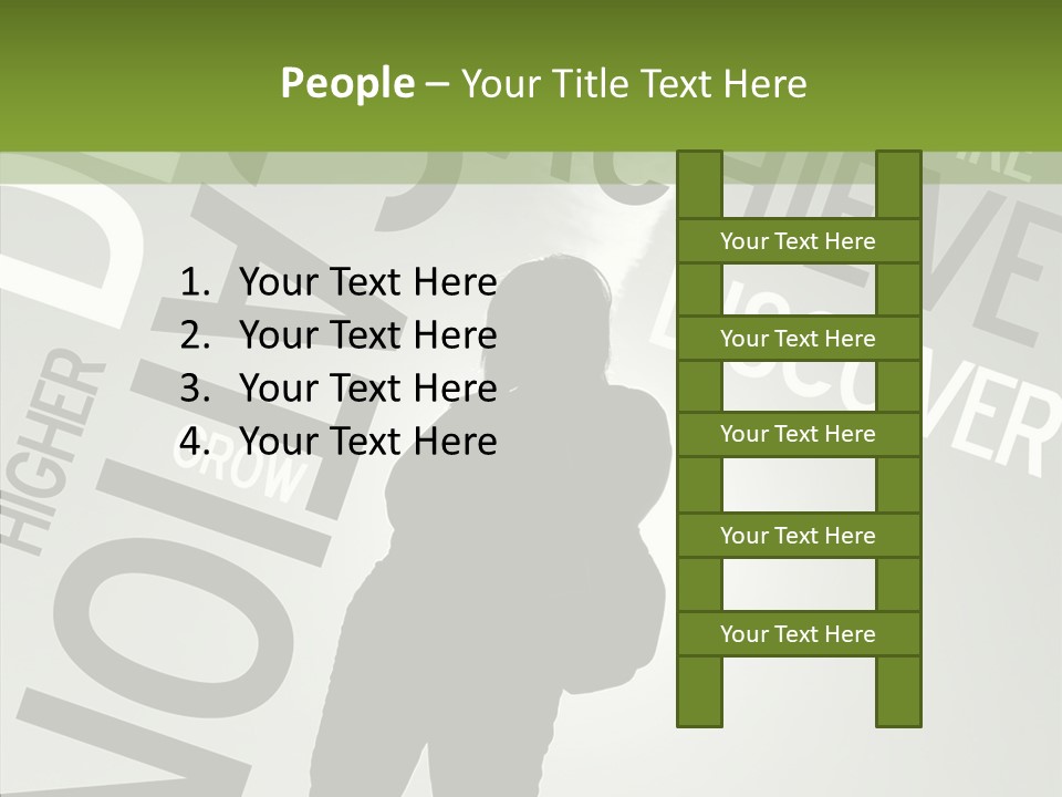 Touching Background Assist PowerPoint Template