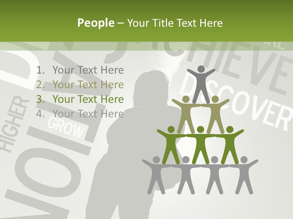 Touching Background Assist PowerPoint Template