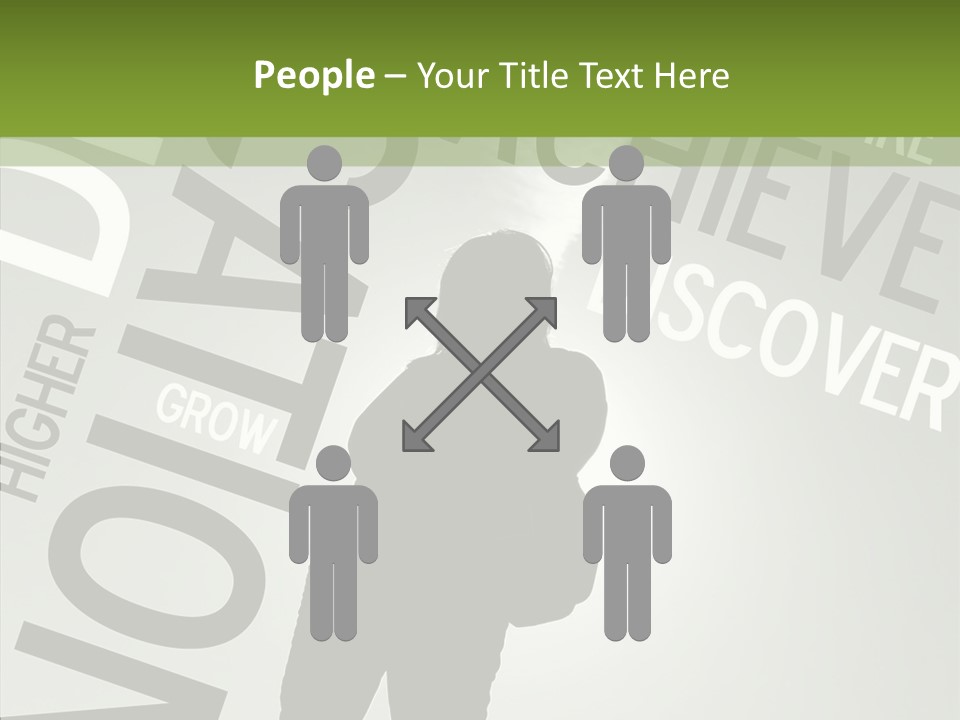 Touching Background Assist PowerPoint Template