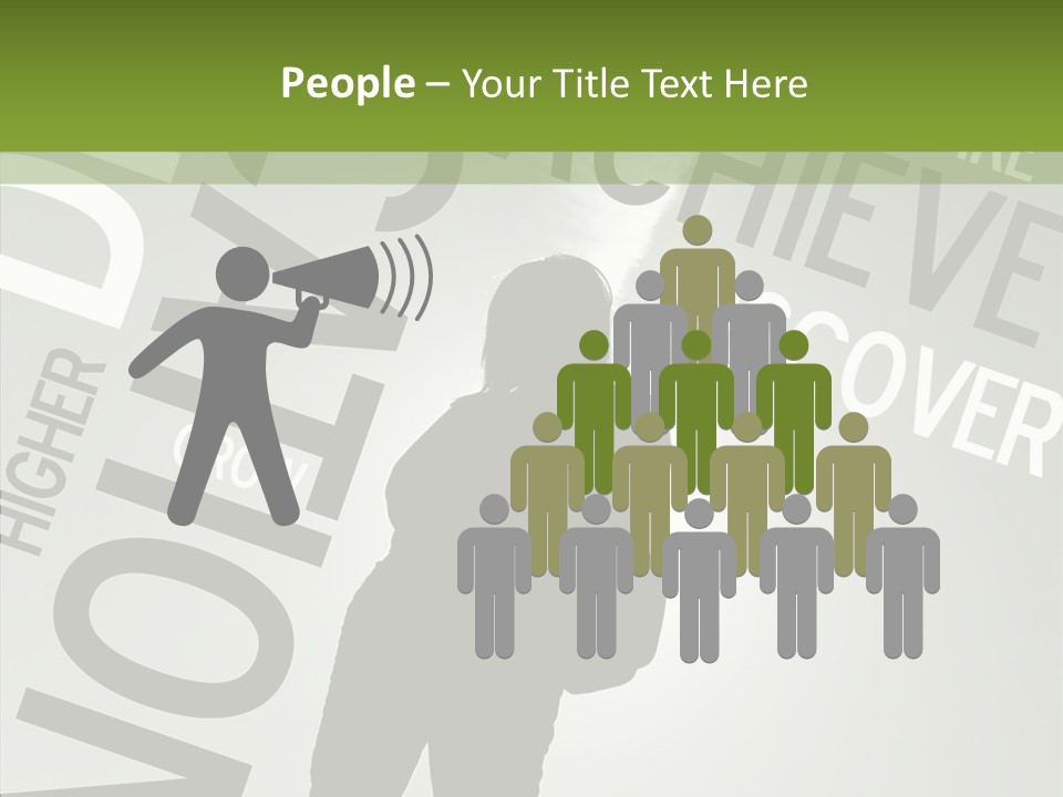 Touching Background Assist PowerPoint Template