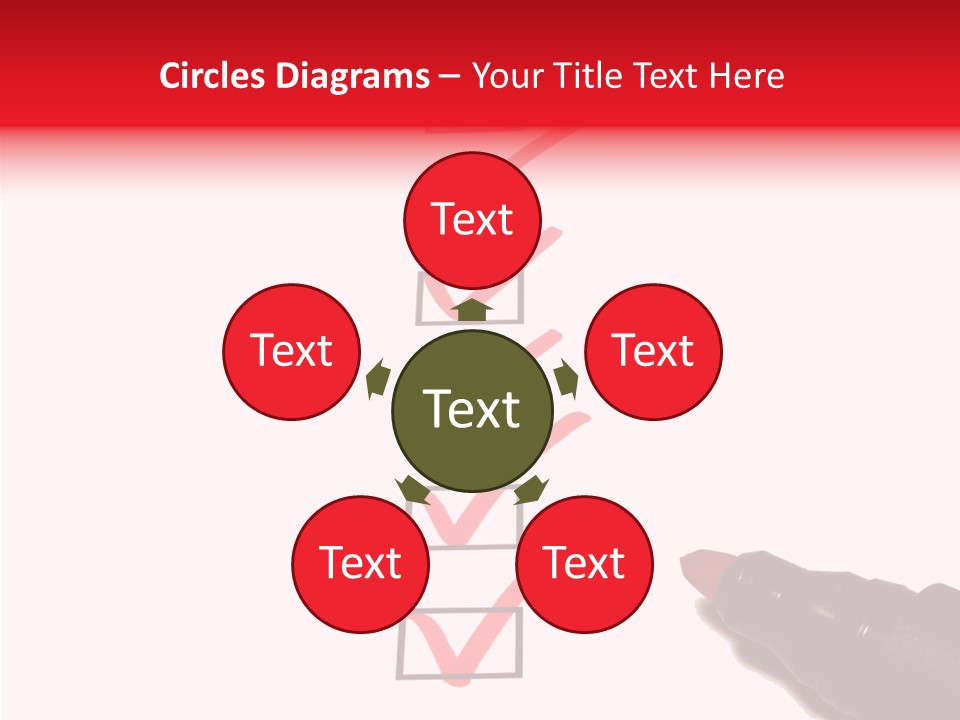 Care Hand Women PowerPoint Template