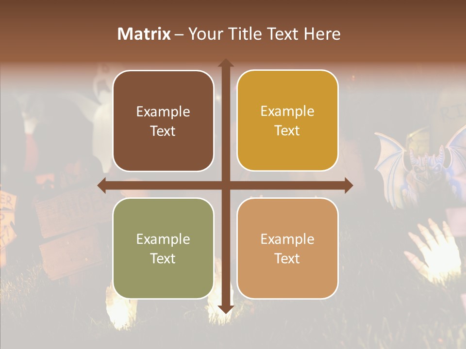 Female Senior Two PowerPoint Template