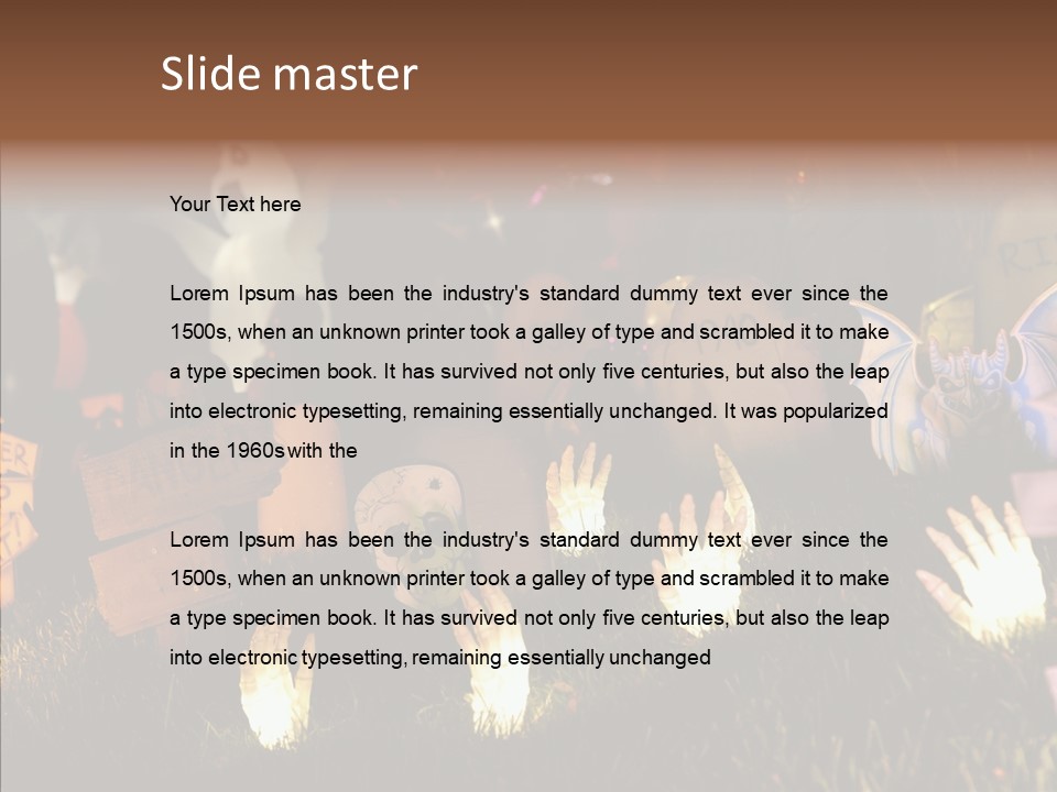 Female Senior Two PowerPoint Template