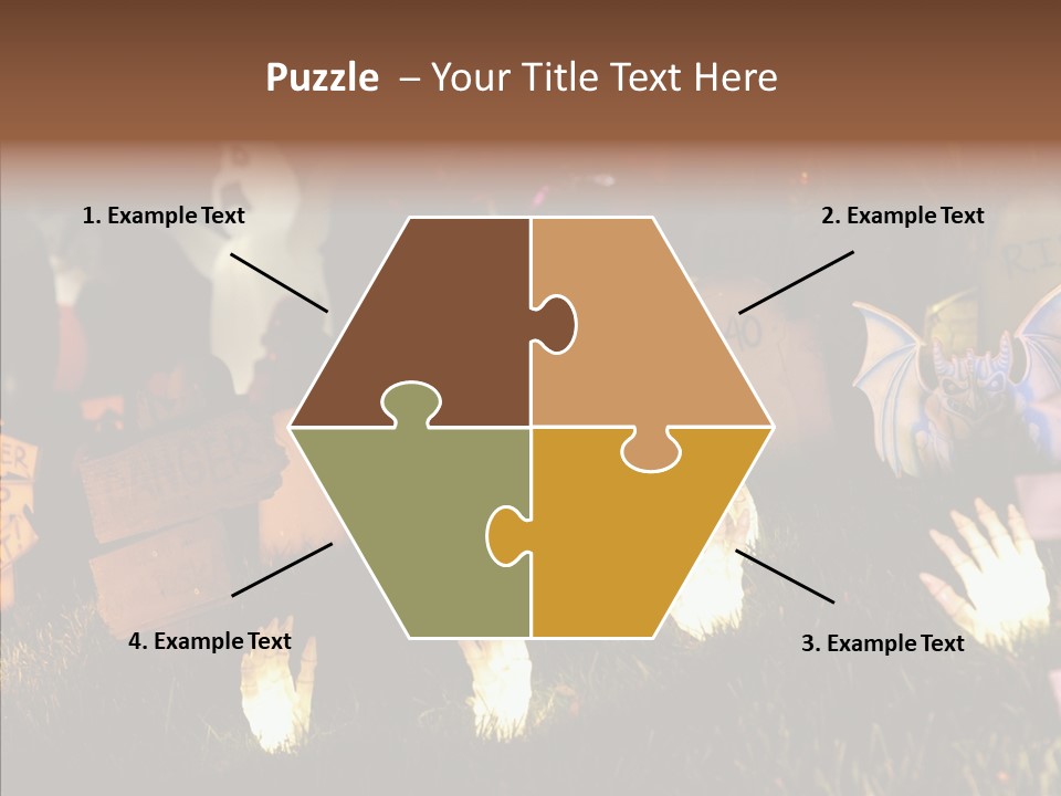 Female Senior Two PowerPoint Template