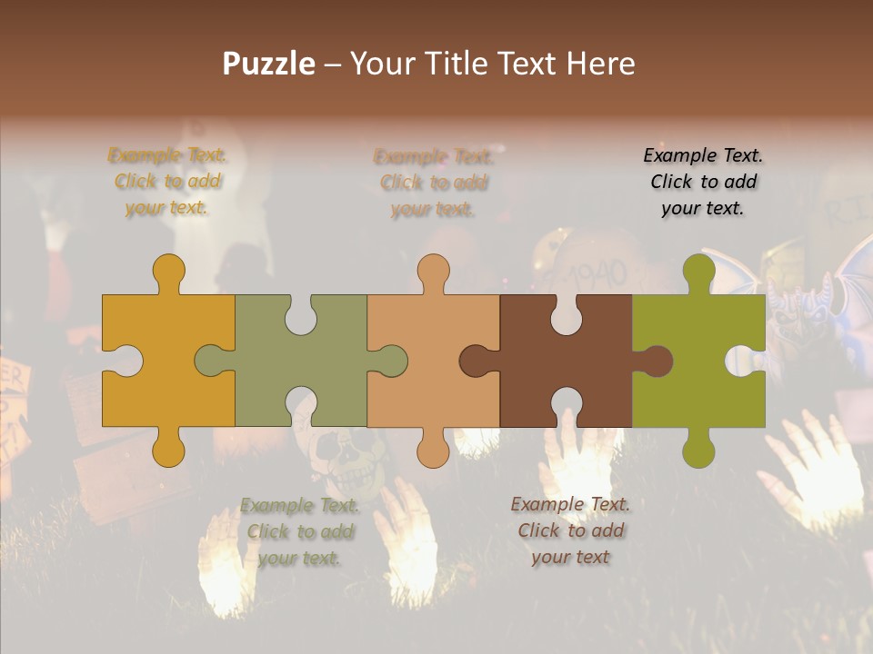 Female Senior Two PowerPoint Template