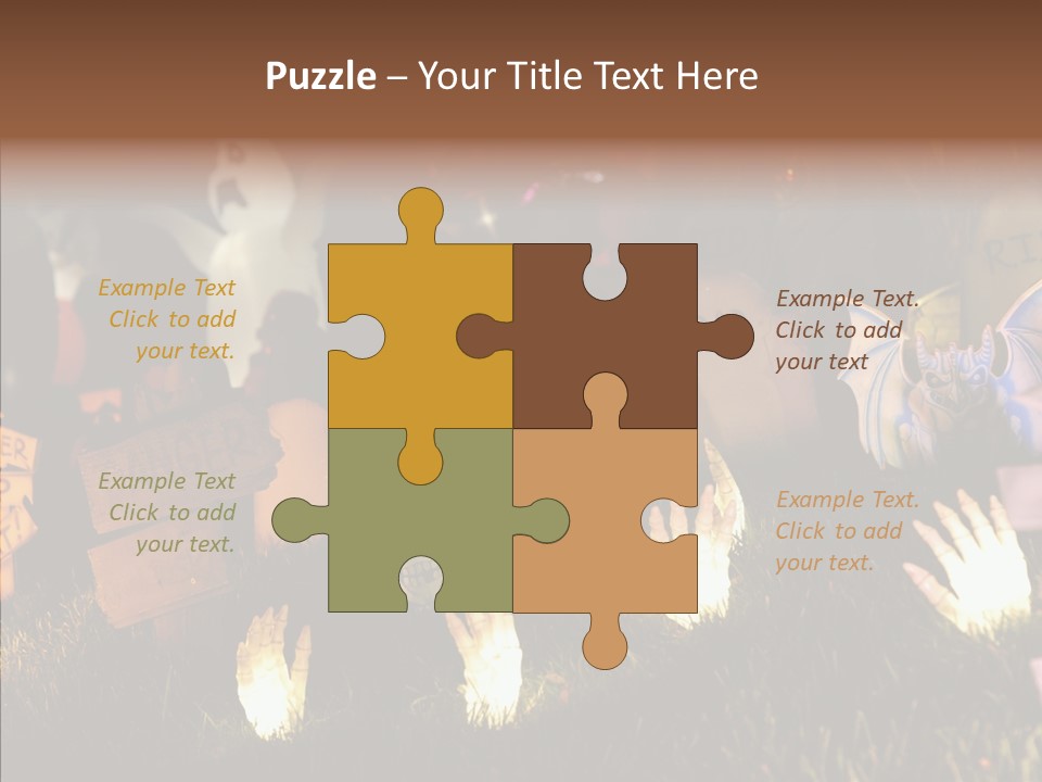 Female Senior Two PowerPoint Template