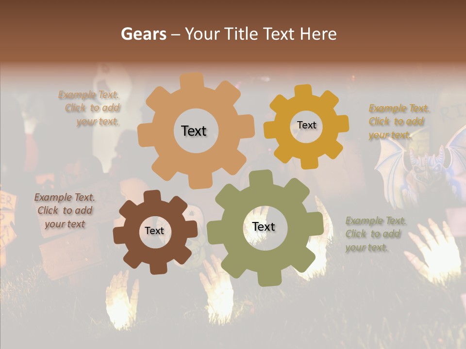 Female Senior Two PowerPoint Template