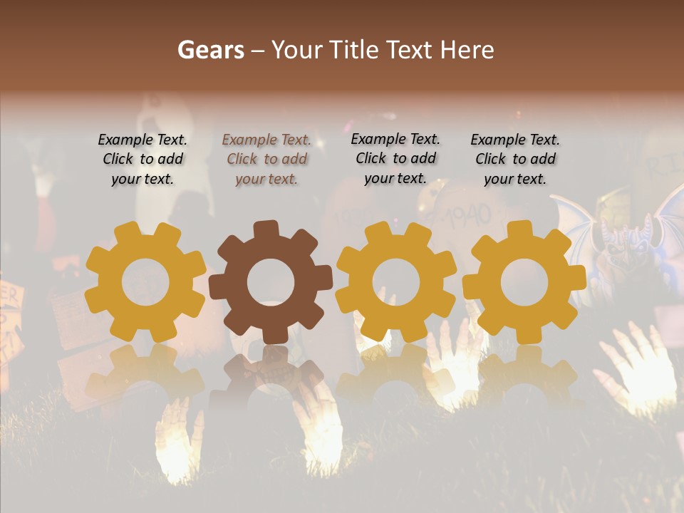 Female Senior Two PowerPoint Template