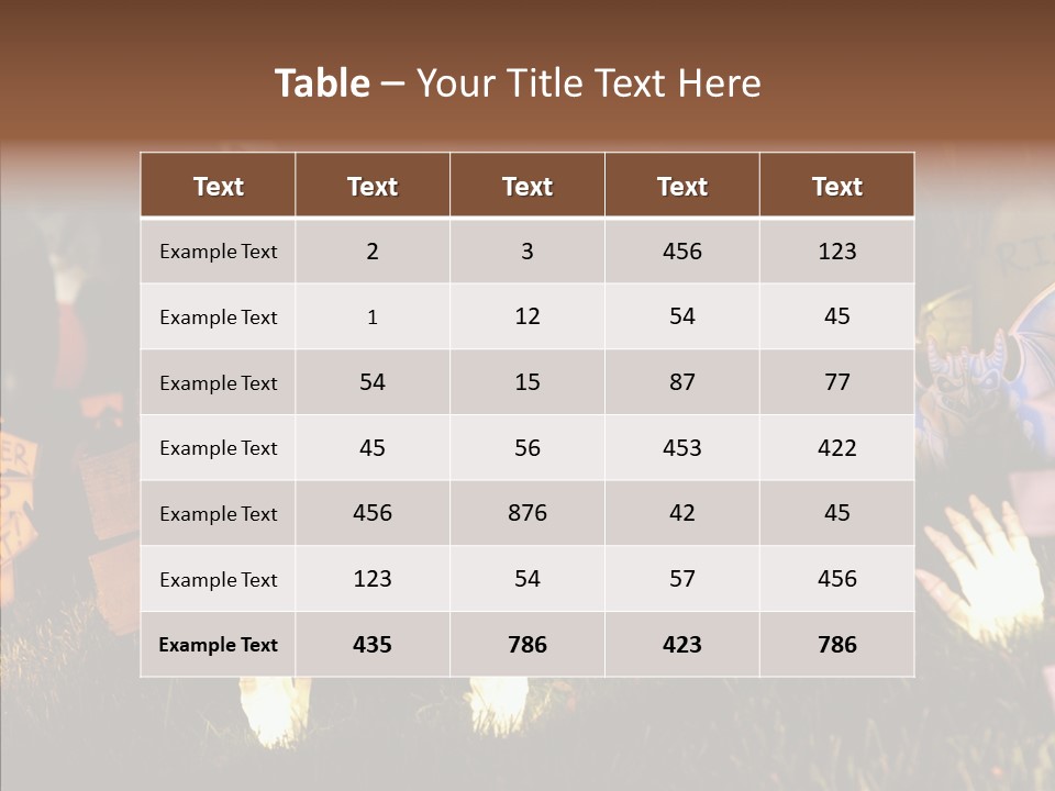 Female Senior Two PowerPoint Template