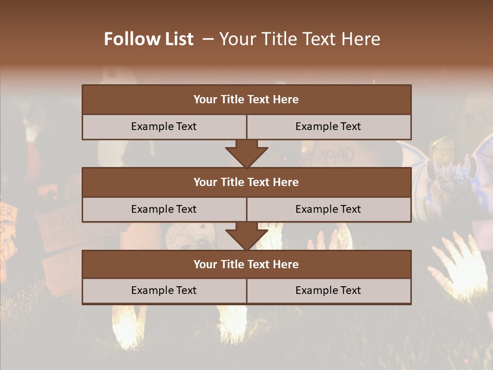 Female Senior Two PowerPoint Template