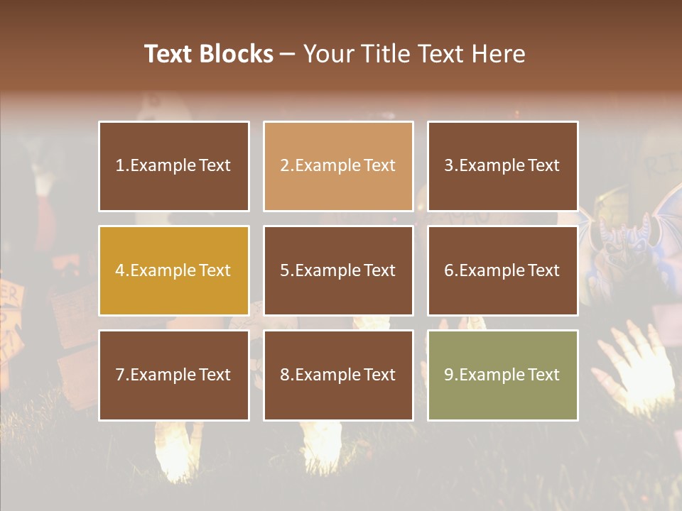 Female Senior Two PowerPoint Template