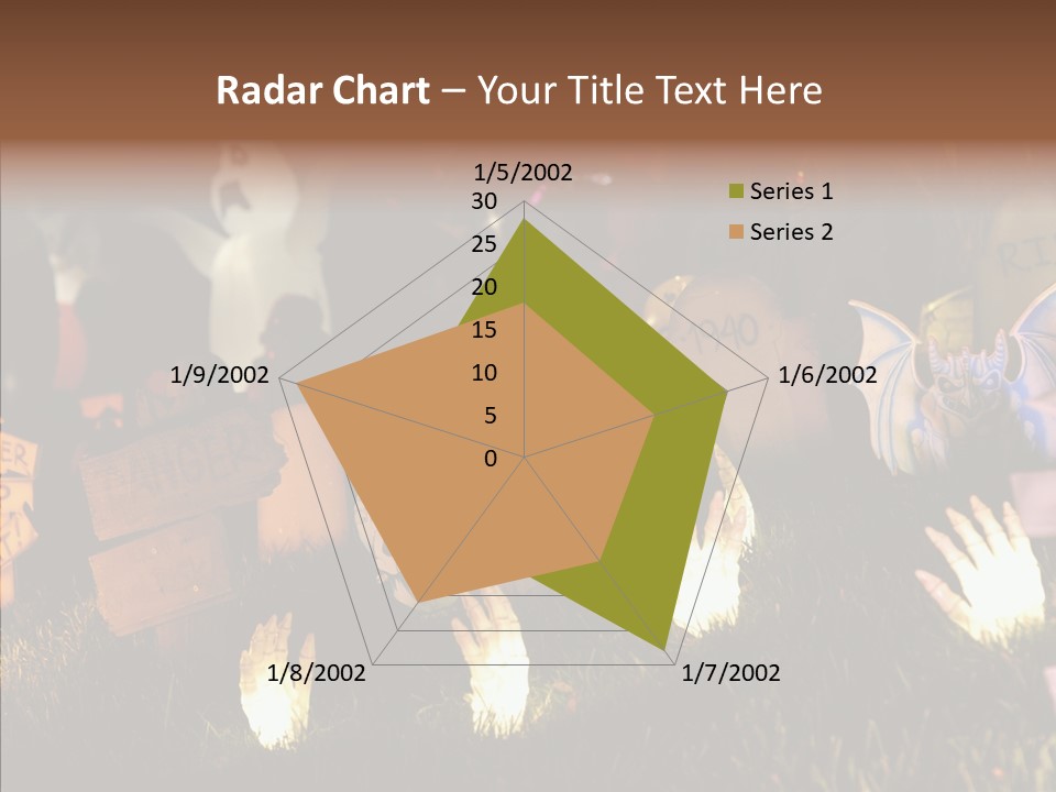 Female Senior Two PowerPoint Template