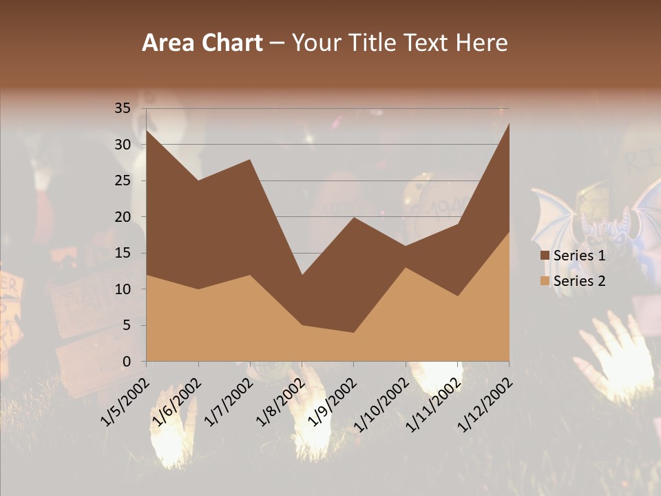 Female Senior Two PowerPoint Template