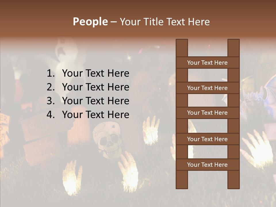 Female Senior Two PowerPoint Template