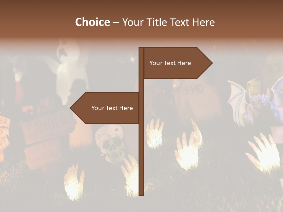 Female Senior Two PowerPoint Template