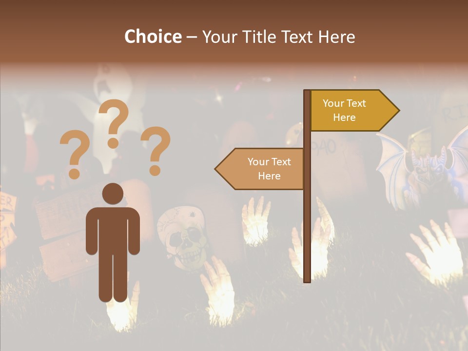 Female Senior Two PowerPoint Template