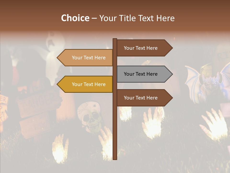 Female Senior Two PowerPoint Template