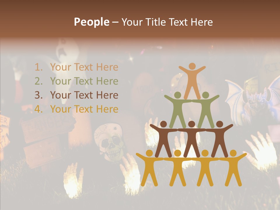 Female Senior Two PowerPoint Template