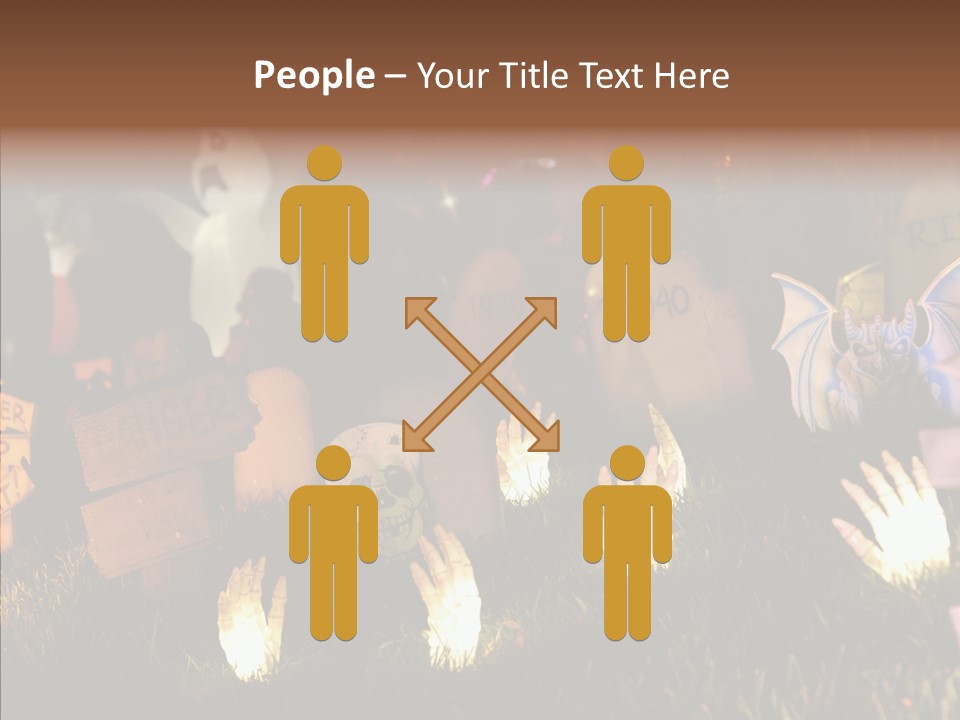 Female Senior Two PowerPoint Template