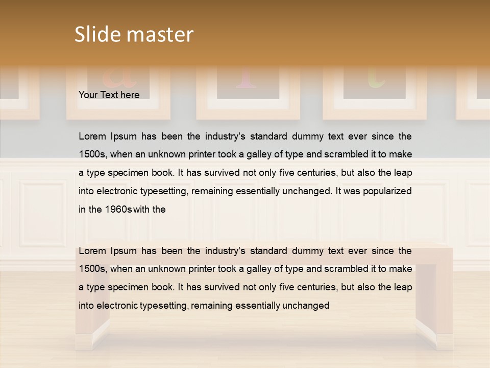 Female Closeup Background PowerPoint Template