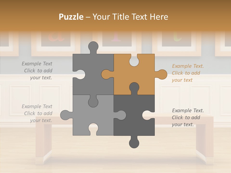 Female Closeup Background PowerPoint Template