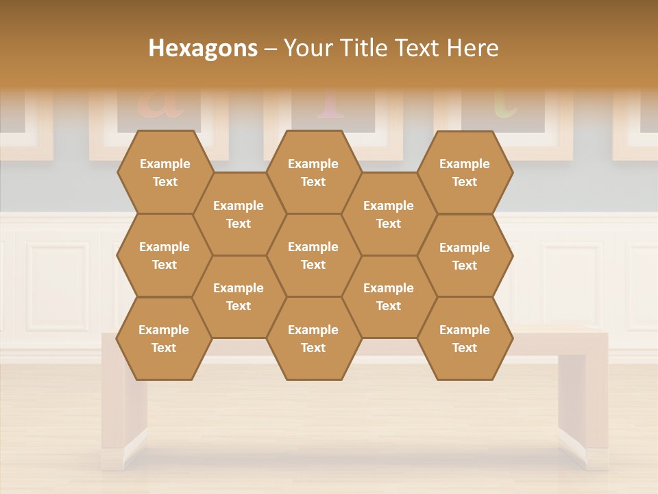 Female Closeup Background PowerPoint Template