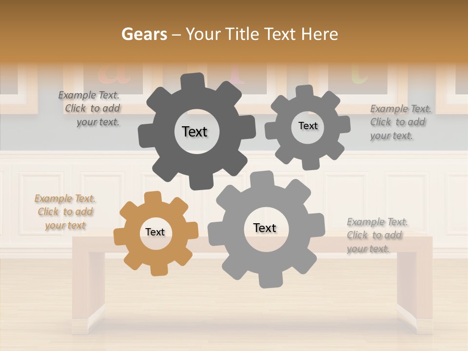 Female Closeup Background PowerPoint Template