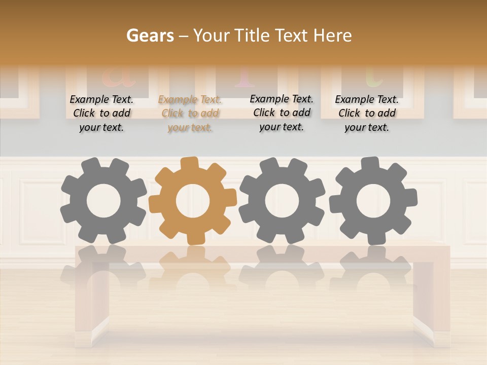 Female Closeup Background PowerPoint Template