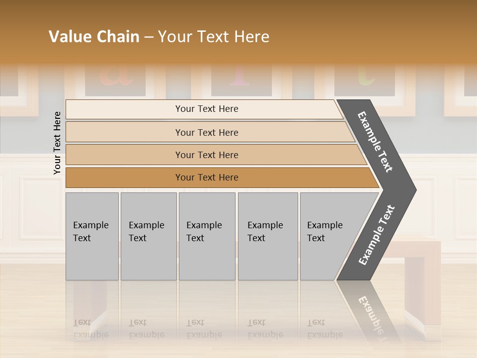 Female Closeup Background PowerPoint Template