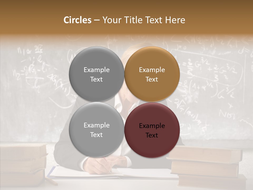 Old Finger Senior PowerPoint Template