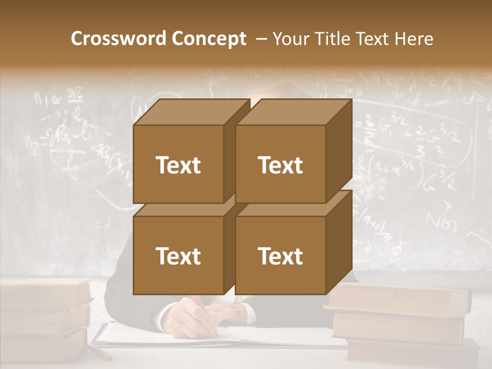 Old Finger Senior PowerPoint Template