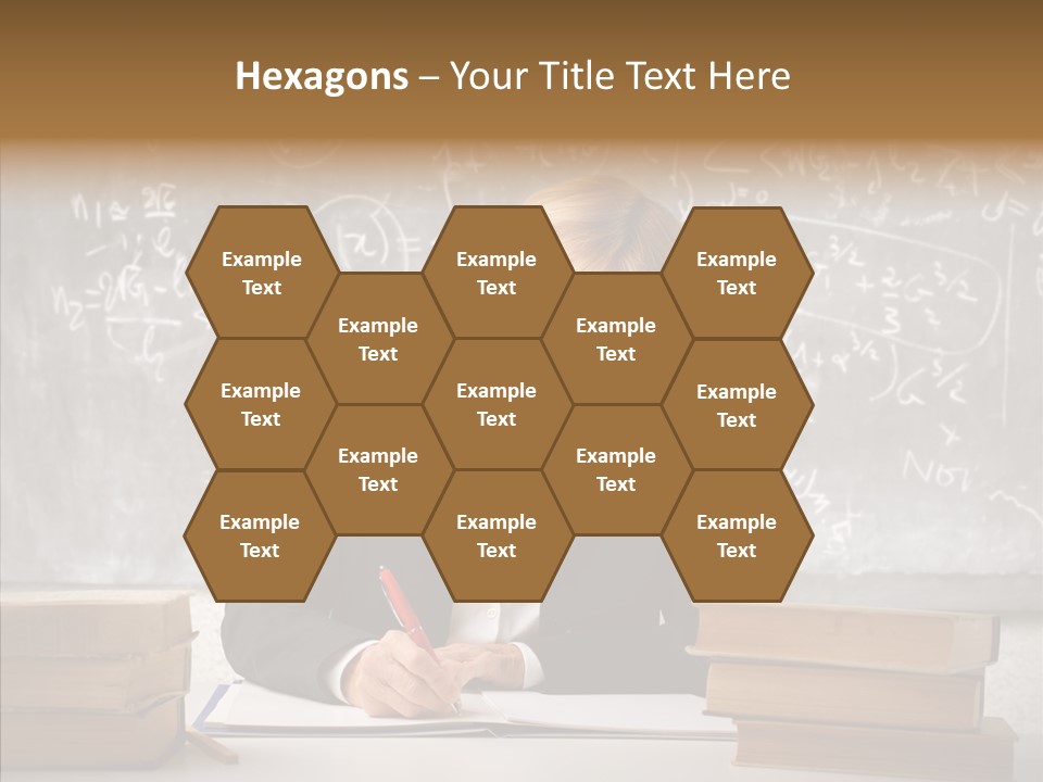 Old Finger Senior PowerPoint Template