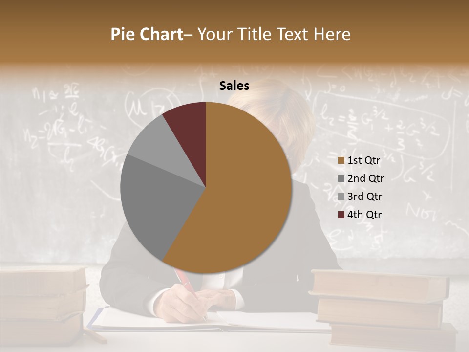Old Finger Senior PowerPoint Template