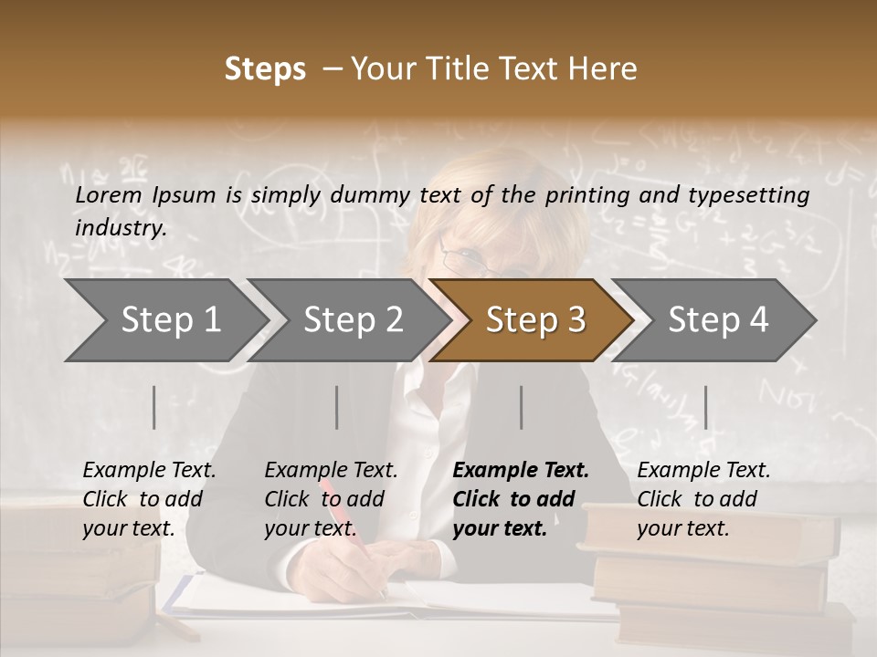 Old Finger Senior PowerPoint Template